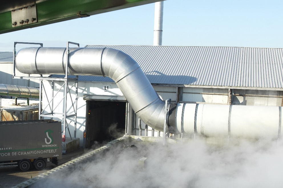 Remplacement biofilter I Composting facility Sterckx 